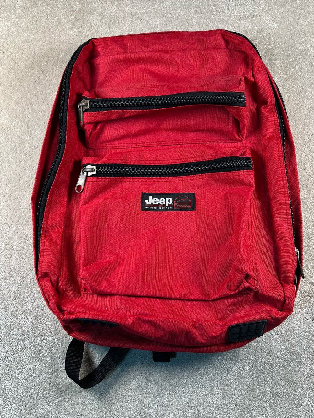 Backpack Jeep Red Travel School Luggage